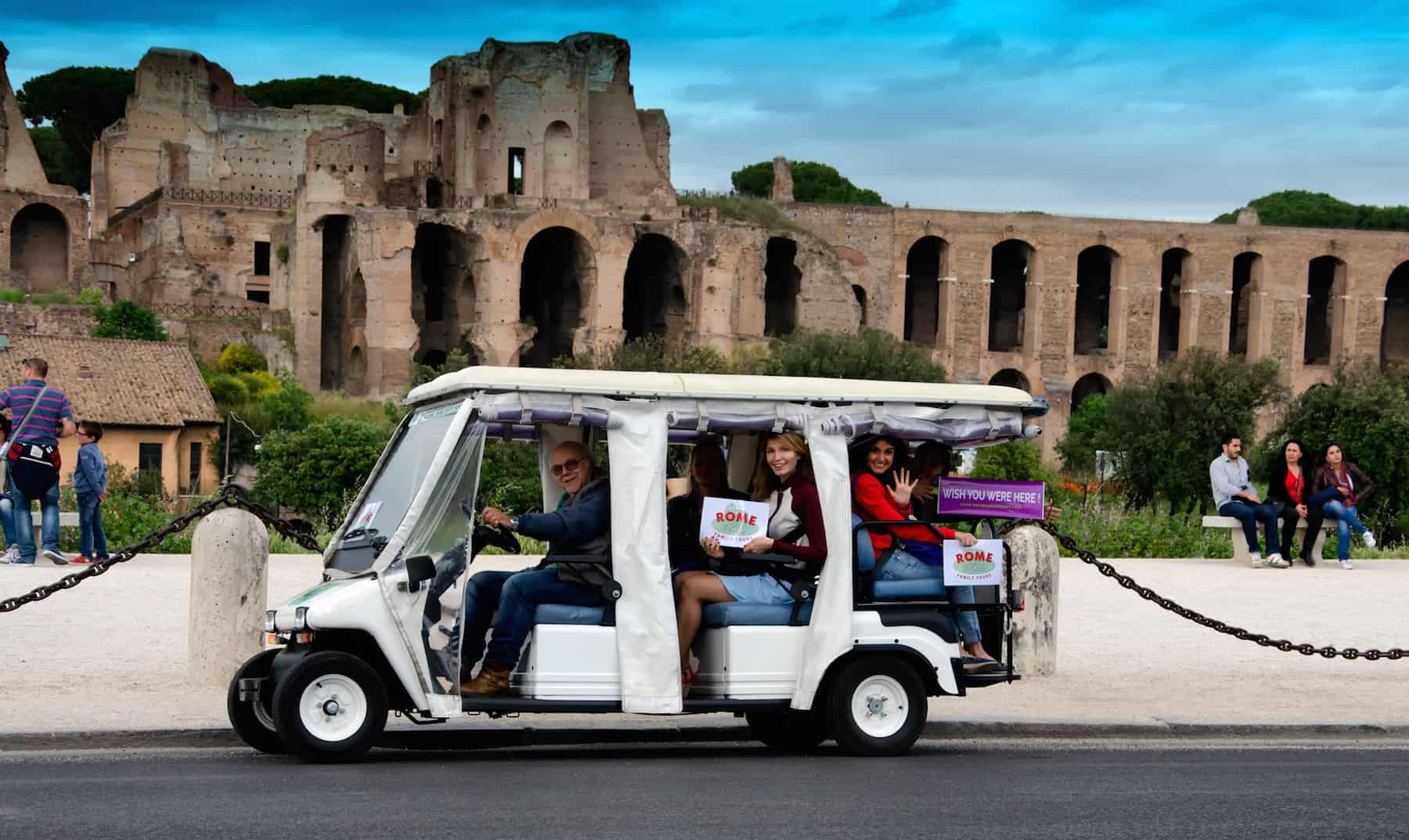 ROME BY GOLF KART WITH COLISEUM VISIT - Europe for Kids Tours