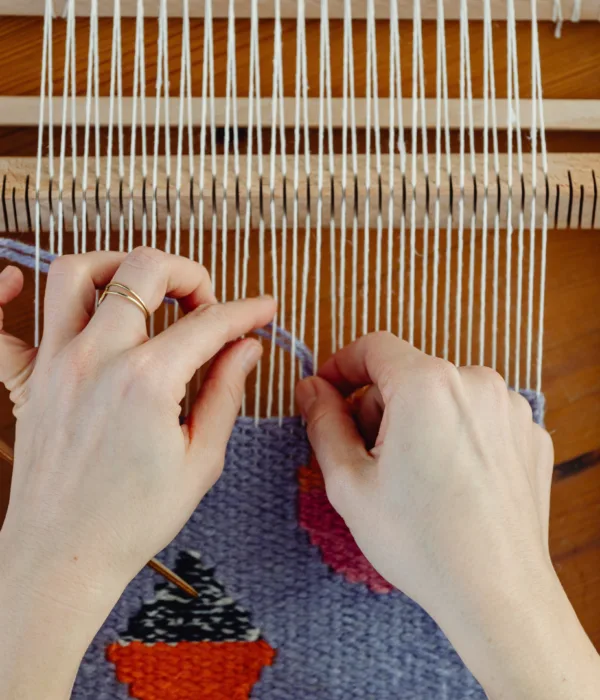 Loom weaving